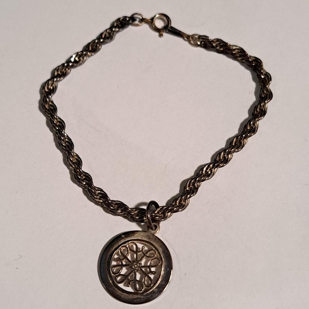 Avon award sterling silver bracelet with box vintage 1982 presidents club top 10